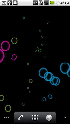 Bubbles Live Wallpaper screenshot 2