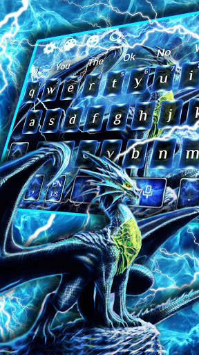 Tema Keyboard Naga Listrik screenshot 3