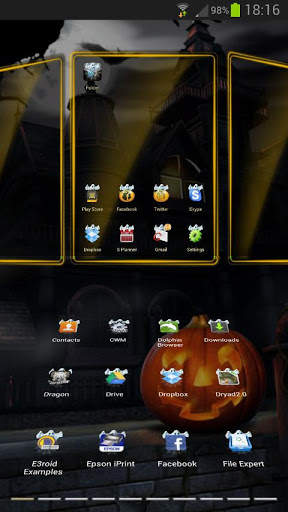 Next Launcher Halloween Theme screenshot 4