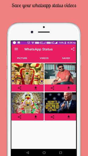 Status saver for whatsapp , gb whtsapp स्क्रीनशॉट 2