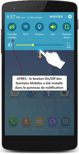Bouton On/Off Données Mobiles screenshot 3