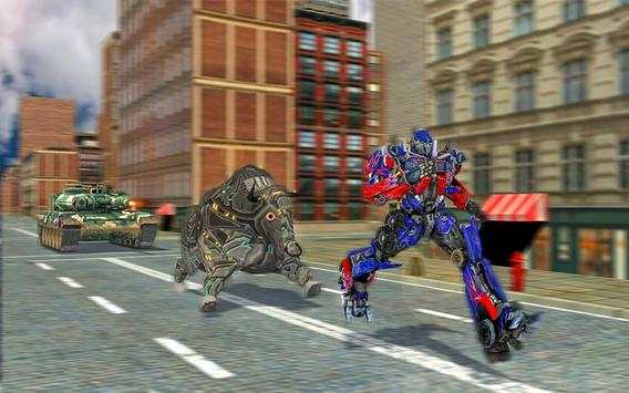 Angry Robot Bull Attack:Robot Fighting Bull Games screenshot 7