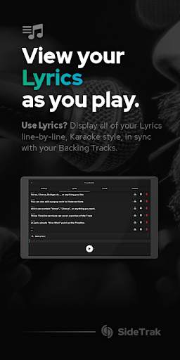 SideTrak: Backing Track Player (Pro Edition) screenshot 3