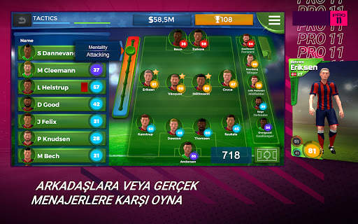 Pro 11 - Futbol Menajeri screenshot 8