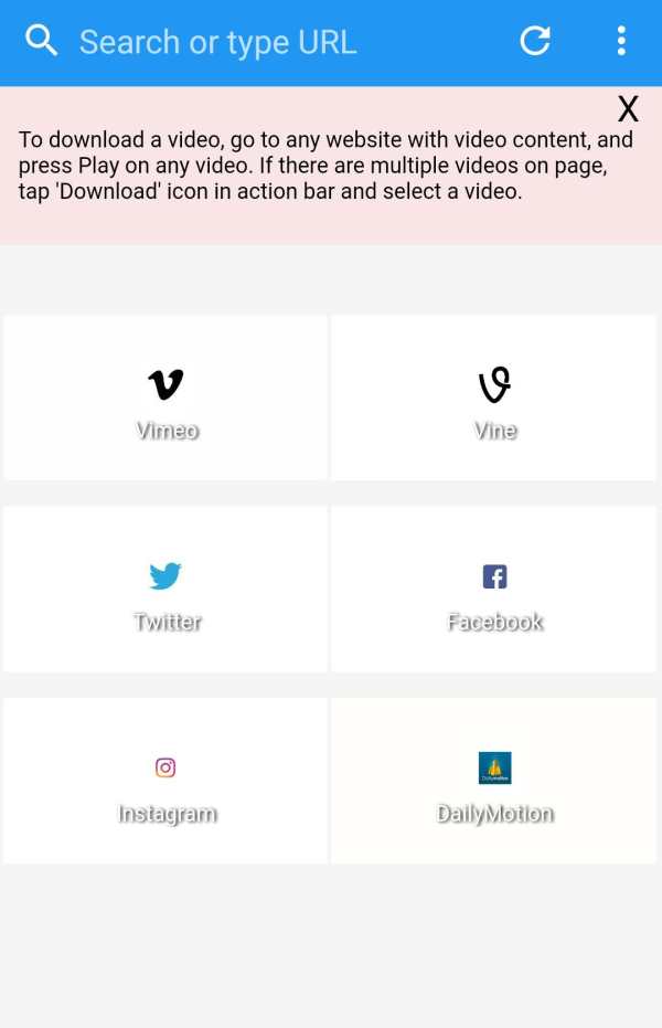 Video/Music downloader screenshot 1
