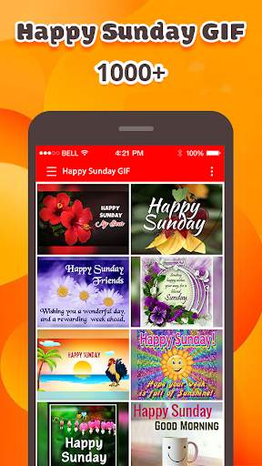 Happy Sunday GIF screenshot 6