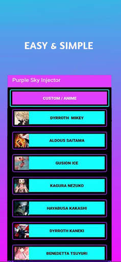 Purple Sky Injector ML - Free Skin Tools screenshot 4