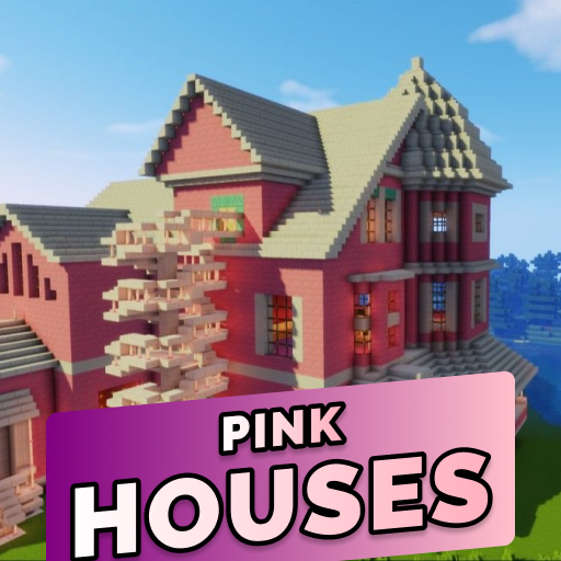 Pink mansion for minecraft icon