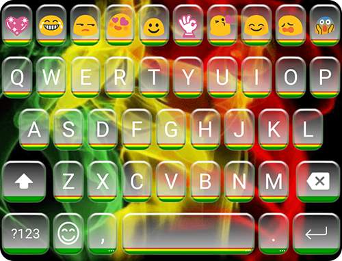 Rasta Smoke Emoji Keyboard स्क्रीनशॉट 5