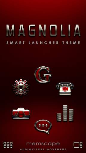 MAGNOLIA Smart Launcher Theme screenshot 1