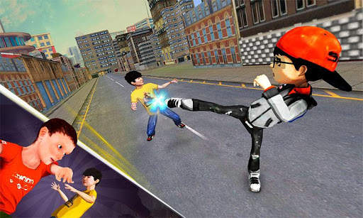 Kids Fighting Games - Gangster in Street screenshot 2