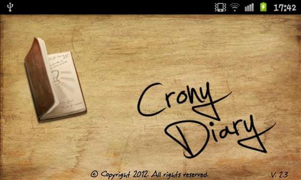 Crony Diary Lite screenshot 1