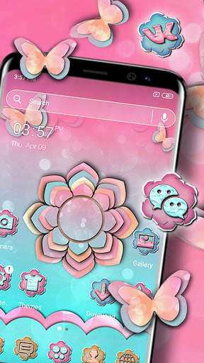 Echeveria Flower Launcher Theme screenshot 1