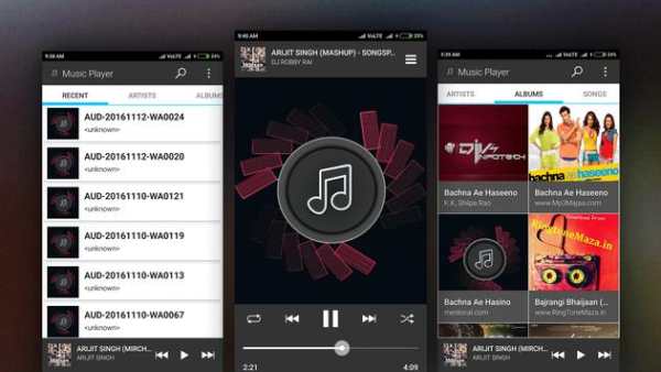 Music Player Balck screenshot 1