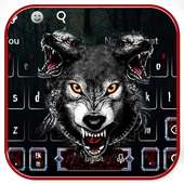 Scary Wolf Keyboard Theme