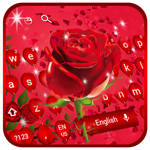 Classic Red Rose Keyboard icon