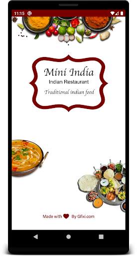 Mini India Restaurant स्क्रीनशॉट 1