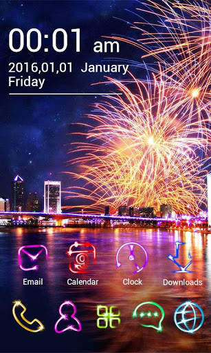 New Year GO Launcher Theme screenshot 2