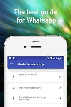 Guide for whatsapp messenger screenshot 1