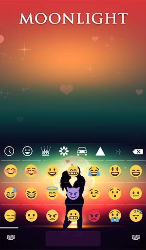 Moonlight Animated Keyboard   Live Wallpaper screenshot 4