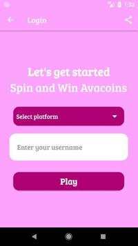 Avacoin Daily Spin Wheel screenshot 2