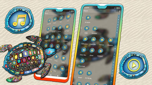 Turtle Mandala Launcher Theme screenshot 4