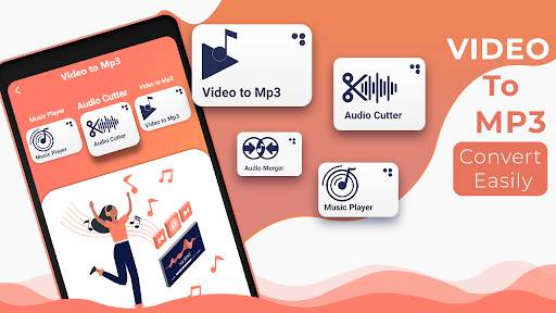 konverter video ke mp3 - pemotong & penggabungan screenshot 1