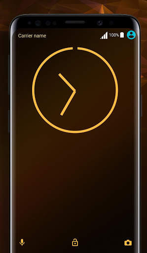 Galaxy S9 orange | Xperia™ Theme 3 تصوير الشاشة