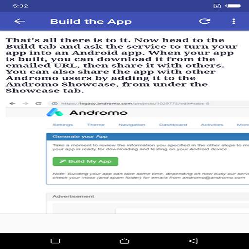 Learn Andromo screenshot 6