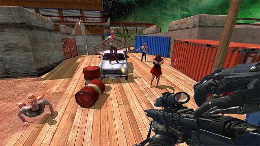 Crazy Zombie Hunter- New Zombie Games screenshot 3