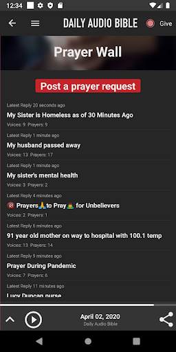 Daily Audio Bible Mobile App screenshot 6