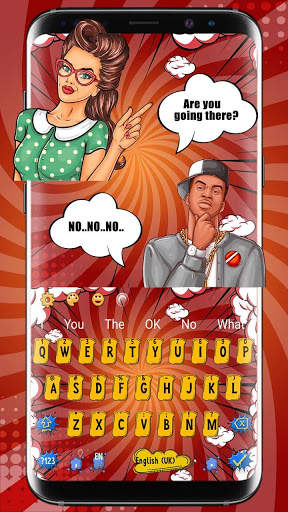Comic Sticker Keyboard screenshot 1