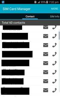 SIM Card Manager screenshot 2