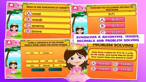 Princess 4th Grade Games screenshot 3
