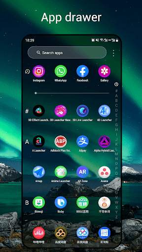 Newlook Launcher - Galaxy Star screenshot 2