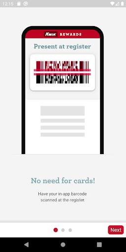 Kwik Rewards screenshot 1