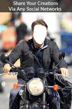 Men Bike Photo Suit 3 تصوير الشاشة