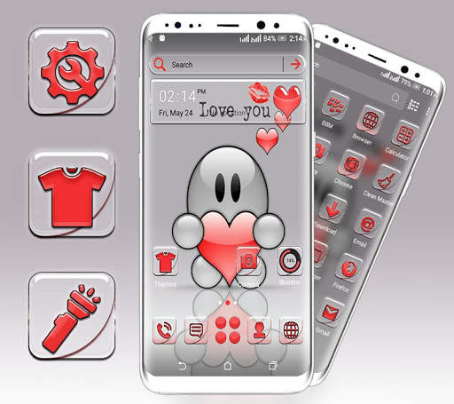 Cute Love You Launcher Theme screenshot 3