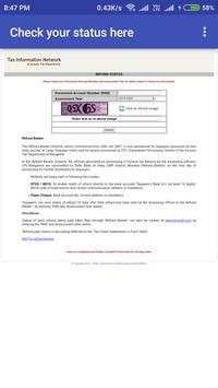 TDS Return_Check Status screenshot 2