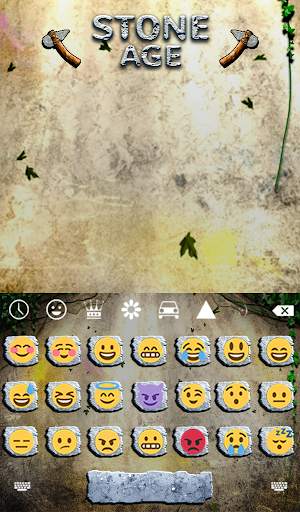 Stone Age Animated Keyboard   Live Wallpaper screenshot 4