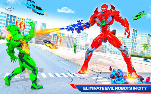Roboter-Hai-Angriff Roboter verwandeln Hai-Spiele screenshot 15