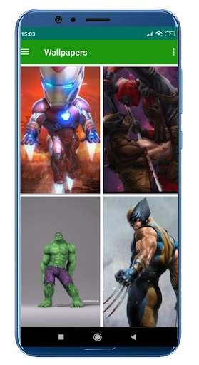 Video Superhero Live Wallpapers Lock Screen screenshot 3