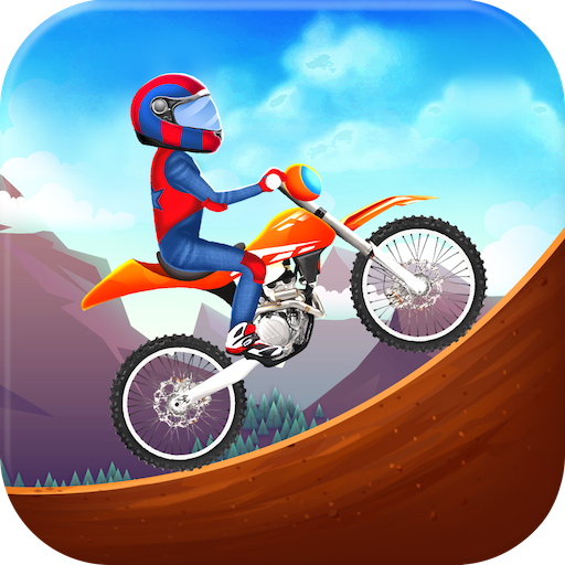 Hills Moto Racing Game - Super Boy Stunt Jump icon