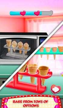 Unicorn Rainbow Ice Cream Cone Cupcake Cooking screenshot 7
