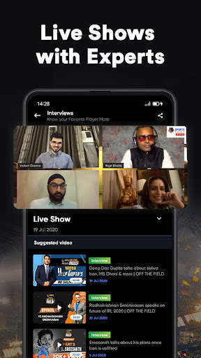 SportsTiger Live Score & News 7 تصوير الشاشة