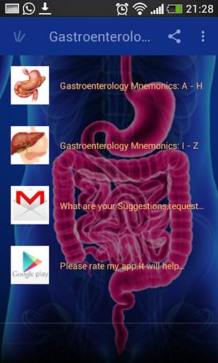 Gastroenterology Mnemonics  (Free) screenshot 2
