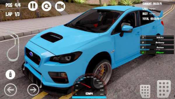 Car Racing Subaru Game screenshot 1