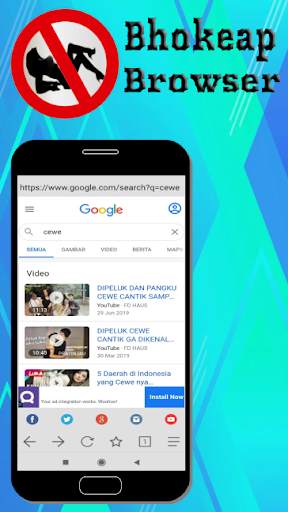 Bokeap Browser - Browser Anti Blokir screenshot 4