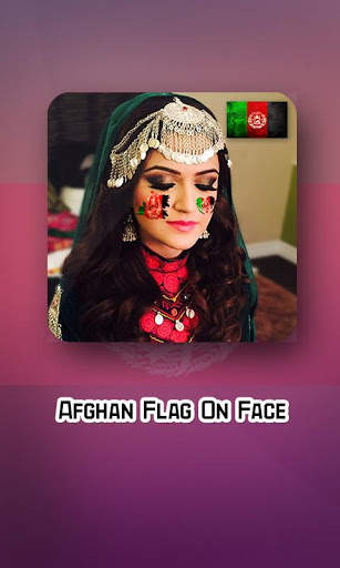 Afghan Flag On Face - New Faceflag Photo maker screenshot 1