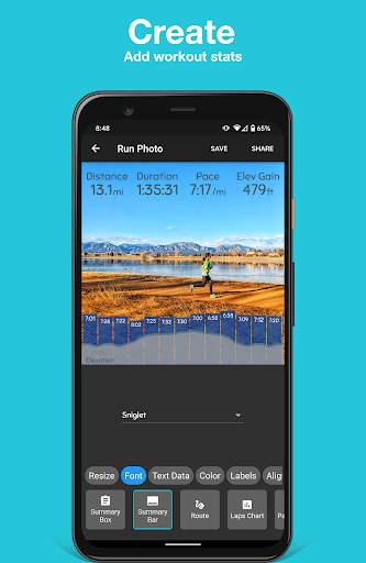 Run Photo - Add Garmin or Strava stats to pictures screenshot 1